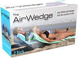 GoFloats AirWedge Inflatable Beach Chair - Relax with The Comfort of Air (2-Pack)