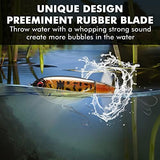 TRUSCEND PoPobait Plopper with BKK Hooks, Top Water Fishing Lures for Bass Walleye Pike Catfish Musky Perch, Floating Lure for Freshwater or Saltwater, Amazing Teasers Fishing Gifts for Family Fishing