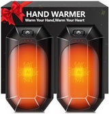 AI Hand Warmers Rechargeable 2 Pack,Portable Electric Hand Warmer Reusable,AI Hand Warmer for Outdoor Golf Hunting Camping Accessories,Warm Winter Gifts for Men Women Kids