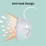TOVVILD Breast Pump Milk Collection Cup - Compatible with Spectra S1/S2/S9, Not Original Accessories, Replace Breast Pump Kits, 24mm Flange Milk Collector Cup Tubing Parts