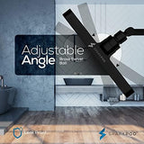 SparkPod Shower Head - High Pressure Rain - Premium Quality Luxury Design - 1-Min Install - Easy Clean Adjustable Replacement for Your Bathroom Shower Heads (Midnight Black Matte, 8 Inch Square)