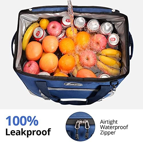 Maelstrom Soft Cooler Bag,Collapsible Soft Sided Cooler,24/30/60/75 Cans Beach Cooler,Ice Chest,Large Leakproof Camping Cooler,Portable Travel Cooler for Grocery Shopping,Camping,Road Trips