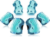 BOSONER Kids/Youth Knee Pad Elbow Pads Guards Protective Gear Set for Roller Skates Cycling BMX Bike Skateboard Inline Skatings Scooter Riding Sports