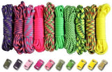 PARACORD PLANET 550lb Type III Paracord Combo Crafting Kits with Buckles