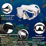 Diving mask Anti-Fog Swimming Snorkel mask Suitable for Adults Scuba Dive Swim Snorkeling Goggles Masks