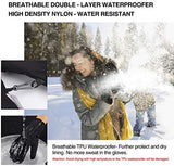 -10℉ Waterproof Winter Gloves for Men & Women, 5-Layer Touch Screen Breathable Cold Weather Gloves