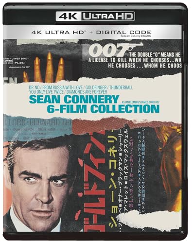 007: James Bond - Sean Connery 6-Film Collection (4K Ultra HD + Digital)