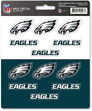 FANMATS NFL Unisex-Teen NFL Mini Decal 12-E2pk