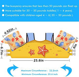 Chriffer Kids Swim Vest Life Jacket for 22-66 Pounds Boys and Girls, Toddler Floaties with Shoulder Harness Arm Wings for 2,3,4,5,6,7 Years Old Baby