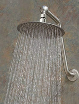 NearMoon Rain Shower Head, Ultra-Thin Design-Pressure Boosting, Awesome Some Experience, High Flow Stainless Steel Rainfall Head (8 Inch,Chrome Finish)