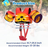 HeySplash Toddler Swim Vest, Toddler Floaties Fit 13-30 Lbs, Puddle Kids Jumper with Adjustable Strap, Pool Float Jacket Arm Floaties Baby Floatie Water Wing, Pool Sea Swimming Aid