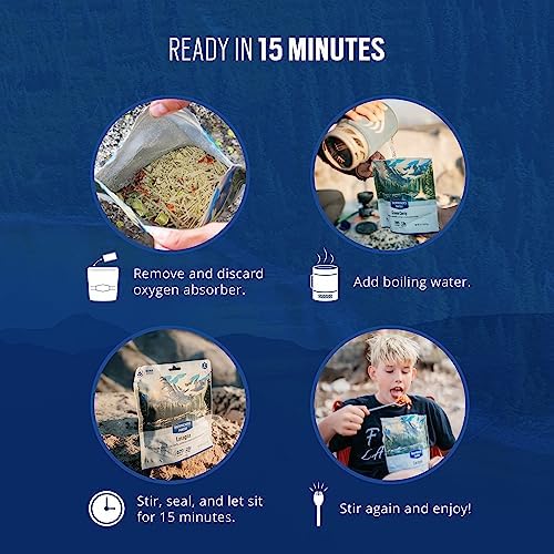 Backpacker's Pantry Pad Thai - Freeze Dried Backpacking & Camping Food - Emergency Food - 23 Grams of Protein, Vegan, Gluten Free