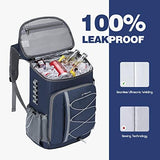 Maelstrom Cooler Backpack - 35/50 Can Insulated Soft Cooler Lunch Bag for Camping, Beach, Hiking & Shopping