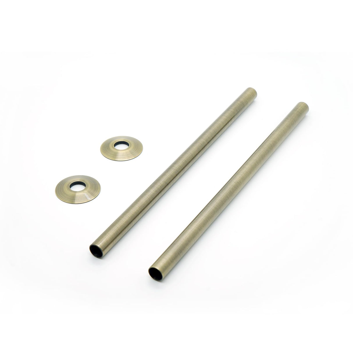 Radiator Pipe Covers & Collars - VANCOCO Covers for Radiator Pipes Radiator Collars Radiator Accessories Radiator Heating Pipes Sleeves Covers 15×300mm(Antique Brass)