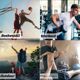 Deyeek Men's Tear Away Basketball Pants High Split Snap Button Casual Post-Surgery Sweatpants with Pockets