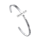 M MOOHAM Silver Cross Bracelet, Christian Gifts for Women