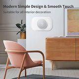 Petrichor Wall Plate Cover - Compatible with Google Nest Thermostat Accessory 2020 - Trim Kit, Easy Installation - Snow
