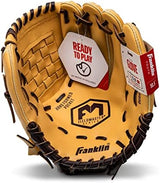 Franklin Sports Baseball + Softball Gloves - Field Master Adult + Youth Baseball + Softball Gloves - Right Hand + Left Hand Gloves - Infield + Outfield Mitts - Multiple Sizes + Colors