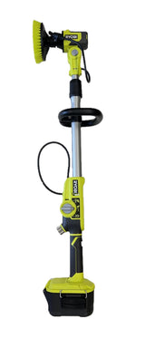 RYOBI ONEAND 18V Cordless TELESCOPING Power Scrubber and Compact Power SCRUBB