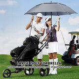 ZOMAKE Automatic Open Extra Large Golf Umbrella 51/54/62/68 Inch, Double Canopy Vented Windproof Oversize Stick Umbrellas for Rain
