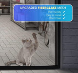 Garage Door Screen for 1 Car 9x7FT, Magnetic Screen Garage with Retractable Fiberglass Mesh and Heavy Duty Weighted Bottom, Easy Assembly & Pass, Hands Free Screen Door w/ 40 Magnets for Garage/Patio