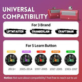 2 for Chamberlain Craftsman Garage Door Opener Remote 891LM 971LM Universal,Red