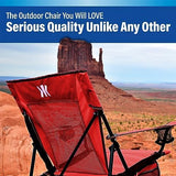 Kijaro Dual Lock Portable Camping Chairs - Versatile Folding Chair, Sports Chair, Outdoor Chair & Lawn Chair - Dual Lock Feature Red Rock Canyon