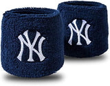 Franklin Sports MLB Team Licensed Baseball Wristbands - MLB Team Logo Sweat Wristbands - Great for Costumes + Uniforms - Pair