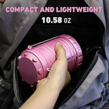 4-Pack LED Pink Camping Lanterns, Portable Camping Lights, Outdoor Handled Lamps, Essential Emergency Lights for Power Outages, Hiking, Hurricane