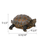 Danmu 1Pc of Polyresin Tortoise Statue 12 9/10" x 9 2/5" x 5 1/2"