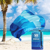 Beach Blanket, Sandproof Beach Mat 120in X 108in for 2-8 Adults Waterproof Quick Drying Outdoor Picnic Mat for Travel, Camping, Hiking