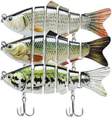 TRUSCEND Swimmax for Freshwater and Saltwater, Lifelike Fishing Lures for Bass Trout Crappie Walleye Pike Bluegill Salmon, Swimbait for Bass Fishing, Amazing Fishing Gear Gifts for Family Fishing