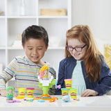 Play-Doh Buzz 'n Cut Fuzzy Pumper Barber Shop Set, Electric Buzzer, 5 Colors of 2-Ounce Cans, Preschool Toys, Christmas Gifts Girls & Boys, Ages 3+ (Amazon Exclusive)