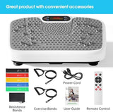 Vibration Plate Exercise Machine for Lymphatic Drainage Weight Loss,SoftGym Power Vibration Plate 300-400 Lbs Capacity Full Whole Body Workout Vibration Platform,Waver Vibration Plate for Home Fitness