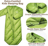T40 Toddler Sleeping Bags Boys Girls | Ages 2-4 | Puffy Kids Sleeping Bag Camping Sleepovers |up to 46 in| Lightweight Compact Comfort for Indoor Outdoor Machine Washable