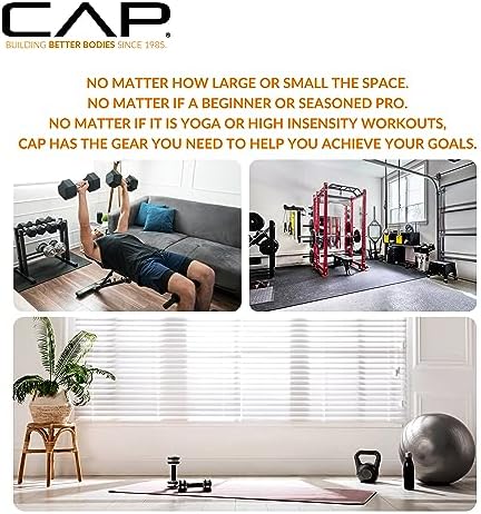CAP Barbell Coated Dumbbell Weight | Multiple Options Pairs & Sets