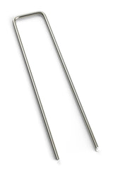 Stainless Steel Landscape Garden Staples Pins, 6-inch, 11 Gauge, Unlike Imposters Won't Rust - Perfect for Landscape Fabric, Irrigation Lines - 100 Pack