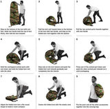 Pop Up Pod - Privacy Shower Tent, Dressing Room, or Portable Toilet Stall with Carry Bag for Camping, Beach, or Tailgate by Wakeman Outdoors