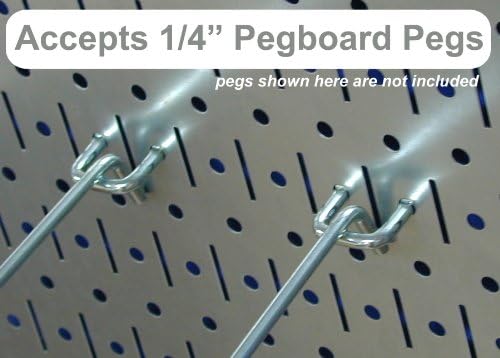 Wall Control 30-P-3232B Black Metal Pegboard Pack - (2) 32" Tall x 16" Wide Black Pegboards