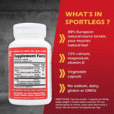 SPORTLEGS Fast Fitness Boost Pre-Workout Lactic Acid Supplement, 5-Cap Packet, Trial Pack of 3