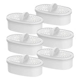 Replacement for All Waterdrop® Pitcher Filtration System, Fits Waterdrop WD-PF-01A Plus, Reduces PFOA/PFOS, Chlorine, Last Up to 3 Months or 200 Gallons (Pack of 6), AQUA CREST