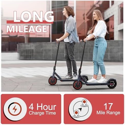 Electric Scooter for Adults, 8.5"/10" Tires, 19/22Mph, 350W/500W Motor, 21-28 Miles Range, Folding E-Scooter with Dual Suspension,APP(V1/SPRO/MAX/PRO)
