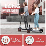 Electric Scooter for Adults, 8.5"/10" Tires, 19/22Mph, 350W/500W Motor, 21-28 Miles Range, Folding E-Scooter with Dual Suspension,APP(V1/SPRO/MAX/PRO)