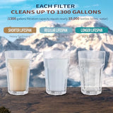 2 Pack Water Filter Straw for Drinking Survival, Personal Straws for Purifying Water, Water Purification Straw Water Purifier Survival Gear and Supplies for Hiking, Camping, Travel, and Emergency