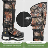 Kalkal Snake Gaiters, 1200D Waterproof Snake Chaps Snake Bite Protection for Ankle to Thigh, Snake Proof Gaiters Snake Guards with Adjustable Size for Men Women