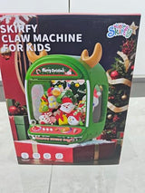 Skirfy Christmas Claw Machine for Kids, Holiday Toys for Girls Age 6+, Mini Arcade Game Vending Machine with Plush Toys and Candy Dispenser, Festive Claw Game Machine, for Girls