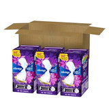 Always Radiant Feminine Pads for Women, Flexfoam Pads with Wings, Size 5, Extra Heavy Overnight Absorbency, Lightly Scented, 54 Count (Packaging May Vary)