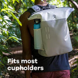 Hydro Flask 24 Oz Stainless Steel Standard Mouth Water Bottle with Flex Straw Cap and Double-Wall Vacuum Insulation