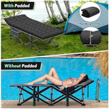 Slendor XXL Camping Cot, Oversized Cot for Adults, 79" L x 32" W x 19" H Sleeping Bed with Mattress, Carry Bag, Folding Camping Cot Bed for Travel, Guest, Support 500lbs