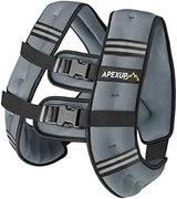 APEXUP Weighted Vest with 5lbs/10lbs/15lbs/20lbs/25lbs/30lbs Weights and Reflective Stripe, Weight Vest Men Women for Workout, Strength Training, Running